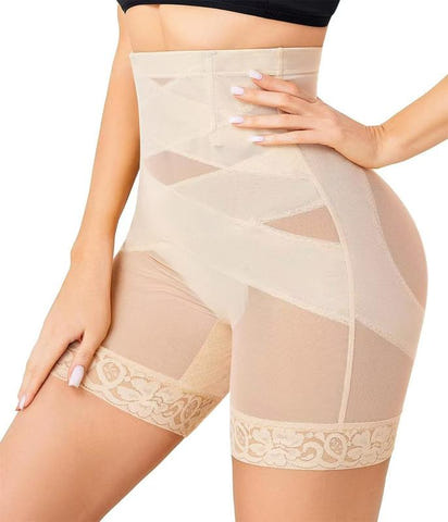 Shapewear Tummy Control Body Shaper High Waisted Butt Lifting Panties Shapewear Shorts Thigh Slimmer