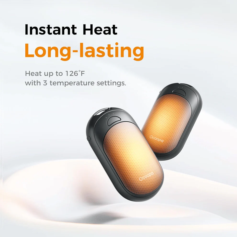Neolooty™ Rechargeable Hand Warmer | Instant Warmth
