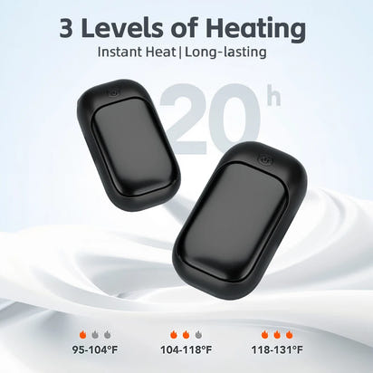 Portable Material Twin Warm Hand Treasure 2-In-1 Double Warmth Triple Adjustable Single/Two Piece for Winter Warmth