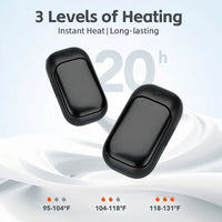 Portable Material Twin Warm Hand Treasure 2-In-1 Double Warmth Triple Adjustable Single/Two Piece for Winter Warmth