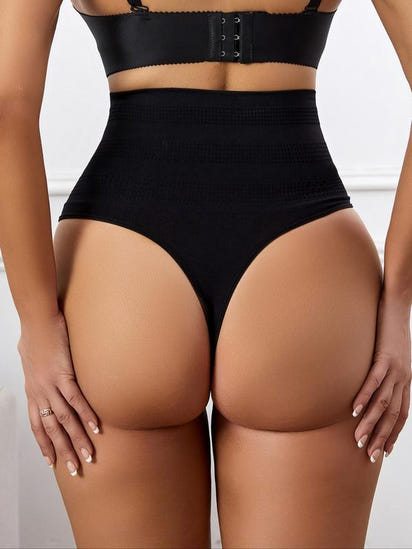 Women'S High Waist Panty, Casual Soft Comfortable Breathable Solid Color Knicker, Tummy Control Brief, Women'S Underwear for Daily Wear